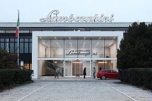 La sede di Lamborghini a Sant'Agata
