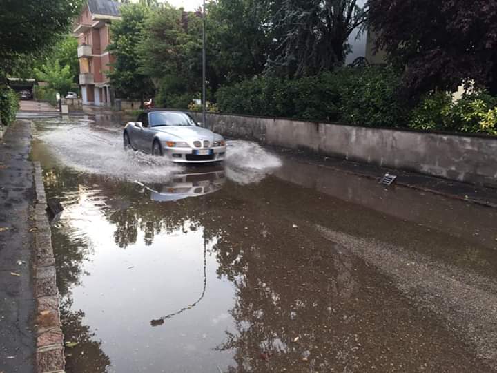 Il metereologo Bruscagin: “Scaricati tra i 30 e i 60 mm di acqua in mezz’ora. E la grandine”