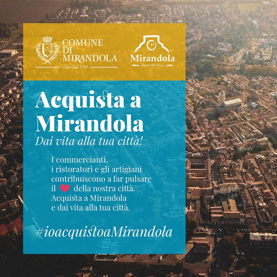 Ioacquistoamirandola E Il Nuovo Hashtag Per Sostenere Il Commercio Mirandolese Sulpanaro News